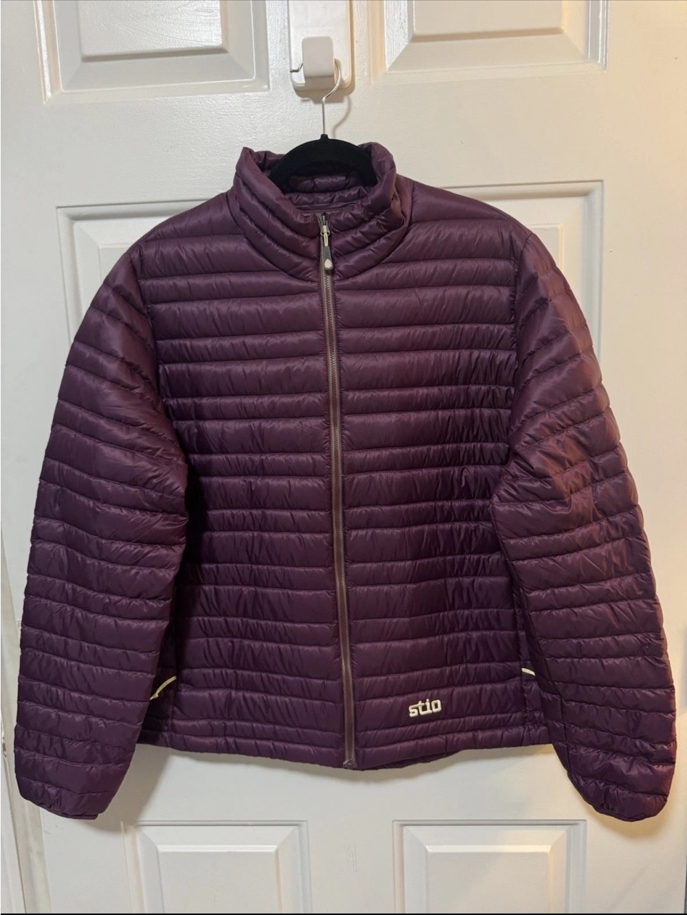 Stio Women's Pinion Down Sweater  Violet Zip Up Jacket Women’s Size XL